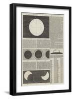 The Great Solar Eclipse-null-Framed Premium Giclee Print