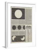 The Great Solar Eclipse-null-Framed Giclee Print