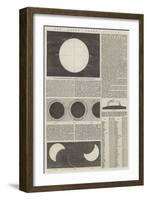 The Great Solar Eclipse-null-Framed Giclee Print