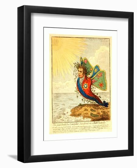 The Great South Sea Caterpillar-null-Framed Premium Giclee Print