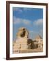 The Great Sphinx and Pyramids of Giza on a Sunny Day-Alex Saberi-Framed Photographic Print