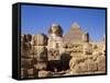 The Great Sphinx and the Chephren Pyramid, Giza, Cairo, Egypt, Africa-Nigel Francis-Framed Stretched Canvas