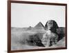 The Great Sphinx and the Pyramids of Giza, Egypt, 1852-Maxime Du Camp-Framed Giclee Print