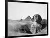 The Great Sphinx and the Pyramids of Giza, Egypt, 1852-Maxime Du Camp-Framed Giclee Print