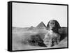 The Great Sphinx and the Pyramids of Giza, Egypt, 1852-Maxime Du Camp-Framed Stretched Canvas