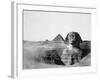 The Great Sphinx and the Pyramids of Giza, Egypt, 1852-Maxime Du Camp-Framed Giclee Print