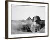 The Great Sphinx and the Pyramids of Giza, Egypt, 1852-Maxime Du Camp-Framed Giclee Print