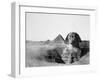 The Great Sphinx and the Pyramids of Giza, Egypt, 1852-Maxime Du Camp-Framed Giclee Print