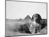 The Great Sphinx and the Pyramids of Giza, Egypt, 1852-Maxime Du Camp-Mounted Premium Giclee Print