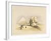 The Great Sphinx and the Pyramids of Giza, from Egypt and Nubia, Vol.1-David Roberts-Framed Giclee Print