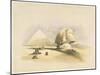 The Great Sphinx and the Pyramids of Giza, from Egypt and Nubia, Vol.1-David Roberts-Mounted Giclee Print