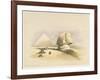 The Great Sphinx and the Pyramids of Giza, from Egypt and Nubia, Vol.1-David Roberts-Framed Giclee Print