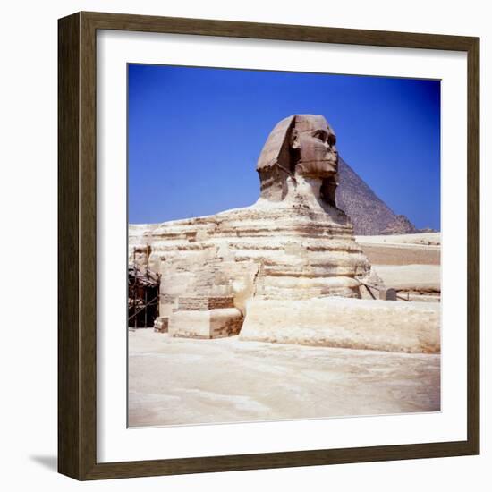 The Great Sphinx at Giza, Ancient Egyptian, C2550 BC-null-Framed Photographic Print