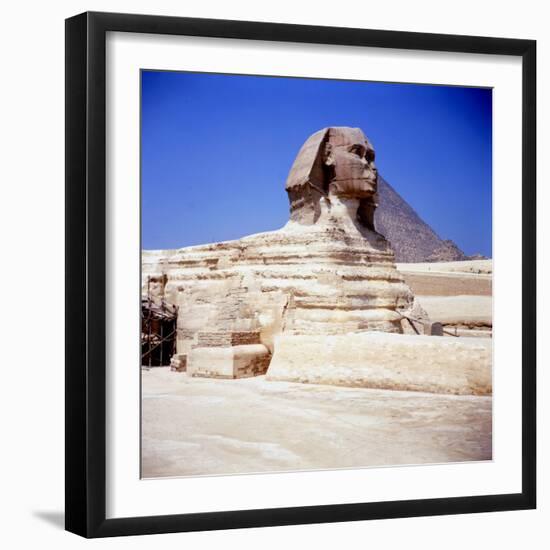 The Great Sphinx at Giza, Ancient Egyptian, C2550 BC-null-Framed Photographic Print