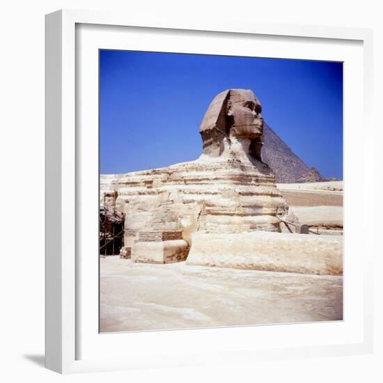 The Great Sphinx at Giza, Ancient Egyptian, C2550 BC-null-Framed Photographic Print