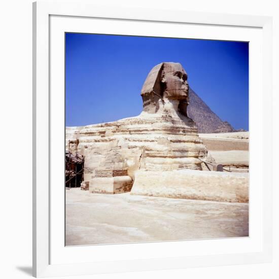 The Great Sphinx at Giza, Ancient Egyptian, C2550 BC-null-Framed Photographic Print