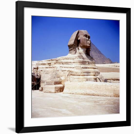 The Great Sphinx at Giza, Ancient Egyptian, C2550 BC-null-Framed Photographic Print