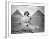 The Great Sphinx at Giza-Felix Bonfils-Framed Photographic Print