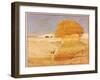 The Great Sphinx at Gizeh, 1862 (W/C on Paper)-George Price Boyce-Framed Giclee Print