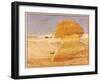 The Great Sphinx at Gizeh, 1862 (W/C on Paper)-George Price Boyce-Framed Giclee Print