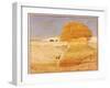 The Great Sphinx at Gizeh, 1862 (W/C on Paper)-George Price Boyce-Framed Giclee Print