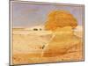 The Great Sphinx at Gizeh, 1862 (W/C on Paper)-George Price Boyce-Mounted Giclee Print