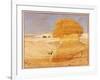 The Great Sphinx at Gizeh, 1862 (W/C on Paper)-George Price Boyce-Framed Giclee Print