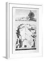 The Great Sphinx of Giza, and the Entrance to the Pyramid of Memphis, C1808-null-Framed Giclee Print