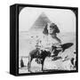 The Great Sphinx of Giza, Egypt, 1905-Underwood & Underwood-Framed Stretched Canvas