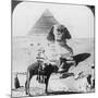 The Great Sphinx of Giza, Egypt, 1905-Underwood & Underwood-Mounted Photographic Print