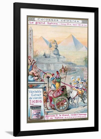 The Great Sphinx of Giza, Egypt, C1890-1910-null-Framed Giclee Print