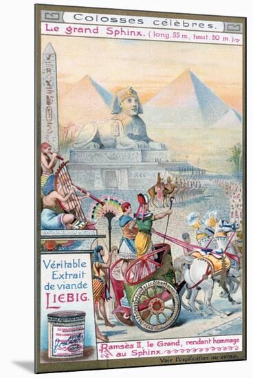 The Great Sphinx of Giza, Egypt, C1890-1910-null-Mounted Giclee Print