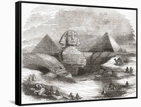 The Great Sphinx of Giza-null-Framed Stretched Canvas