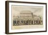 The Great St Leger Race at Doncaster-null-Framed Art Print