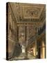 The Great Staircase at Kensington Palace from Pyne's Royal Residences, Engraved by Richard Reeve-Charles Wild-Stretched Canvas