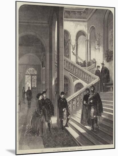 The Great Staircase, Dunrobin Castle-null-Mounted Giclee Print