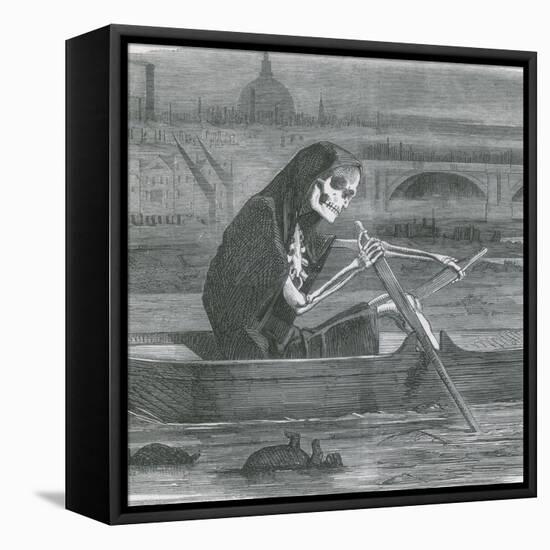 The Great Stink, 1858-Science Source-Framed Stretched Canvas