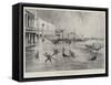 The Great Storm at Venice on 15 October-Charles Auguste Loye-Framed Stretched Canvas