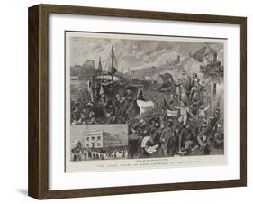 The Great Strike of Dock Labourers at the East End-null-Framed Giclee Print