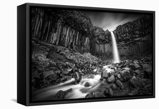 The Great Svartifoss-Janne Kahila-Framed Stretched Canvas