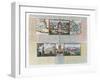 The Great Temple, Maps of Mexico and its Surroundings-null-Framed Giclee Print