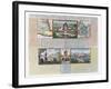 The Great Temple, Maps of Mexico and its Surroundings-null-Framed Giclee Print