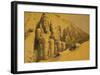 The Great Temple of Aboo Simble-David Roberts-Framed Art Print