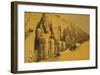 The Great Temple of Aboo Simble-David Roberts-Framed Art Print