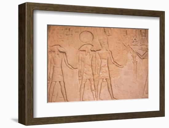 The Great Temple (Temple of Ramses II), Abu Simbel, UNESCO World Heritage Site, Egypt, North Africa-Jane Sweeney-Framed Photographic Print