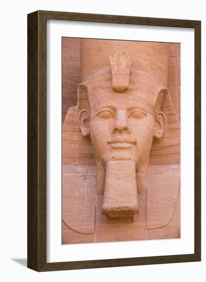 The Great Temple (Temple of Ramses II), Abu Simbel, UNESCO World Heritage Site, Egypt, North Africa-Jane Sweeney-Framed Premium Photographic Print