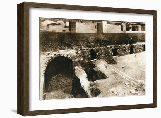 The Great Terrace on the Criptoportico, Pompeii, Italy, C1900s-null-Framed Giclee Print