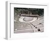 The Great Theatre, Pompeii, Unesco World Heritage Site, Campania, Italy-Christina Gascoigne-Framed Photographic Print