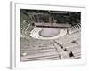 The Great Theatre, Pompeii, Unesco World Heritage Site, Campania, Italy-Christina Gascoigne-Framed Photographic Print