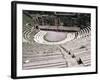 The Great Theatre, Pompeii, Unesco World Heritage Site, Campania, Italy-Christina Gascoigne-Framed Photographic Print